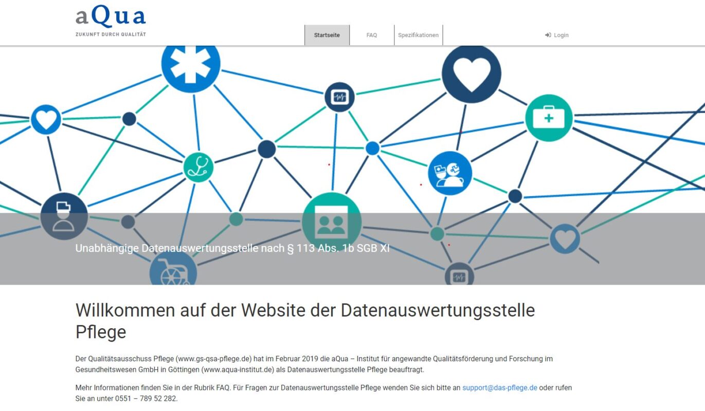 Titelbild-Datenauswertungsstelle Pflege